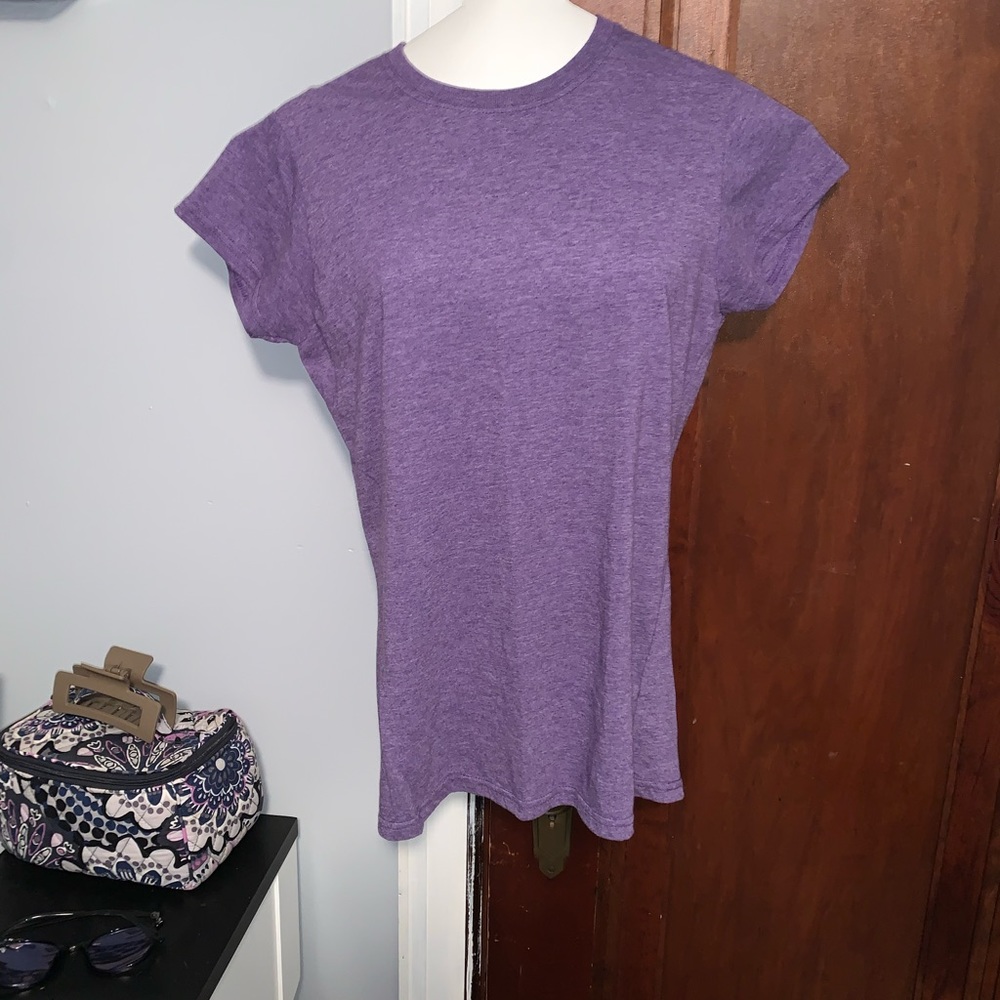 Size small purple short-sleeve